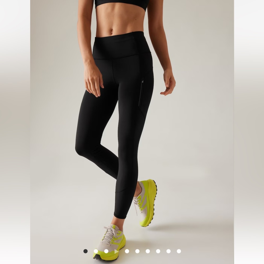 Athleta RAINIER HIGH RISE LEGGING Black NWOT Medium